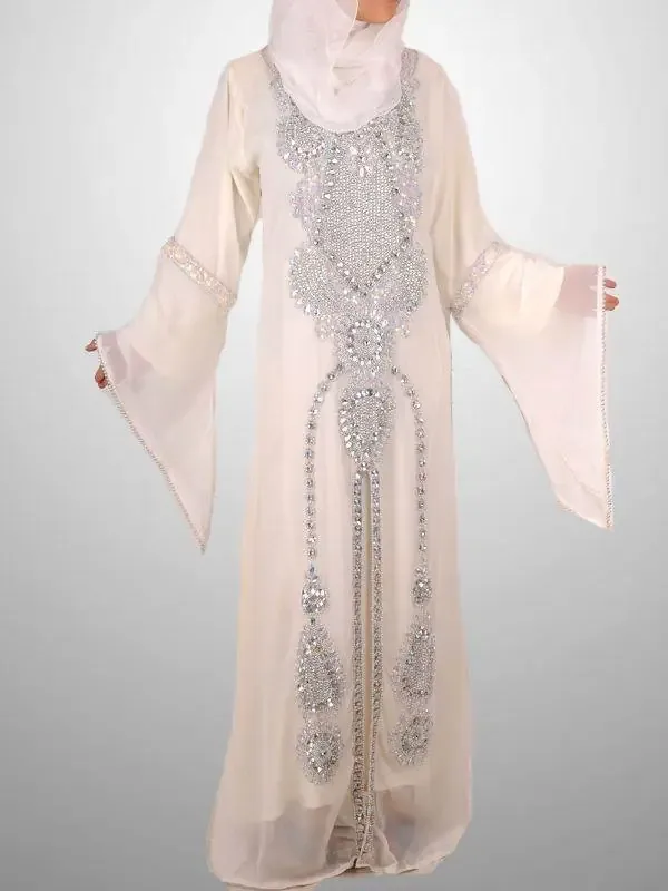 Picture of Radhe Designer Multicolor Georgette Kaftan Dress for Women - F6320