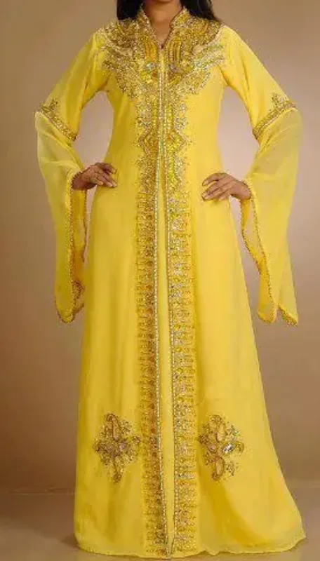 Picture of Radhe Designer Multicolor Georgette Kaftan Dress for Women - F6318