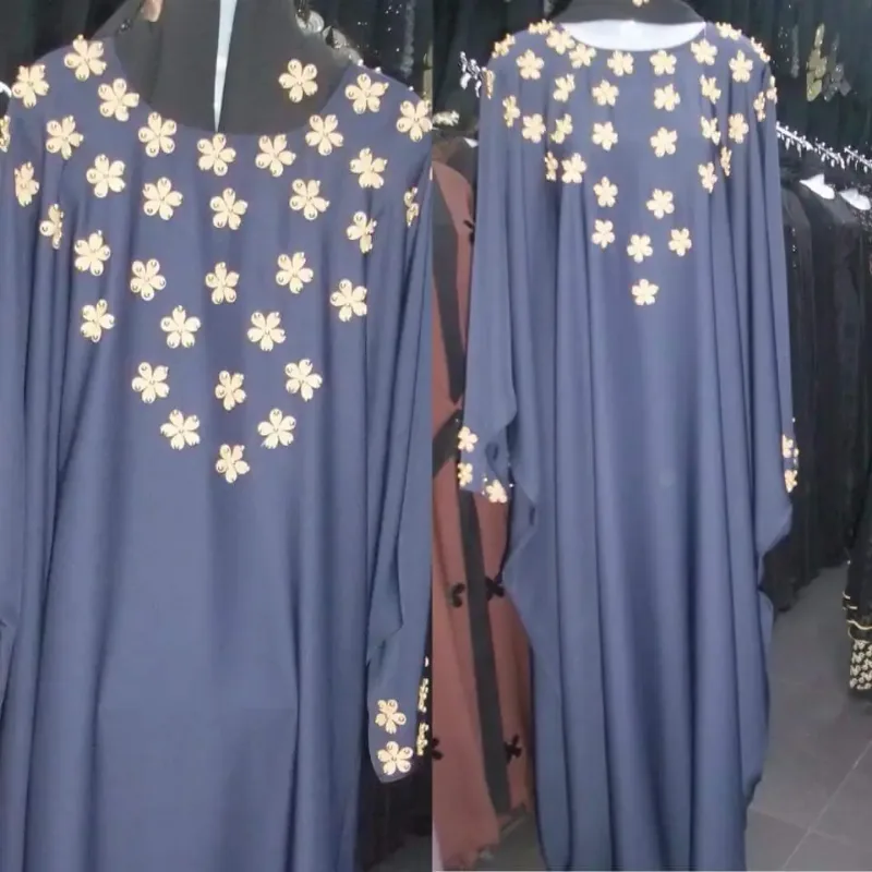 Picture of Radhe Designer Black Georgette Kaftan Dress for Women - F3190