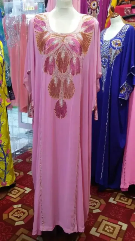 Picture of Radhe Designer Multicolor Georgette Kaftan Dress for Women - F3373