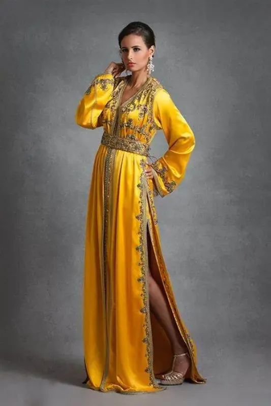 Picture of Radhe Designer Multicolor Georgette Kaftan Dress for Women - F6779