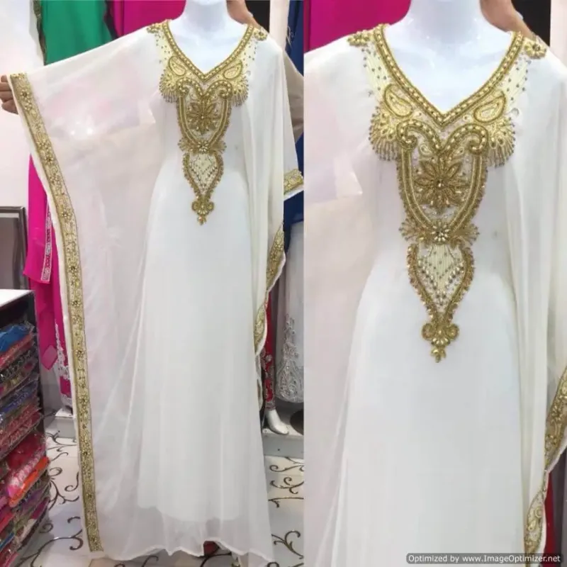 Picture of Radhe Designer Multicolor Georgette Kaftan Dress for Women - F2623