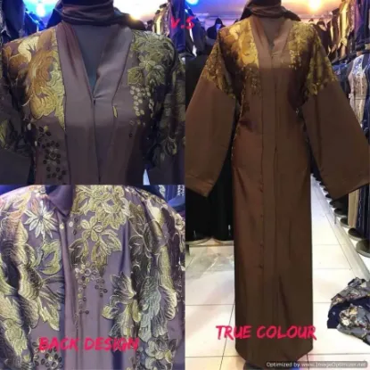 Picture of hot fashion design  wear abaya costom print ,f2261