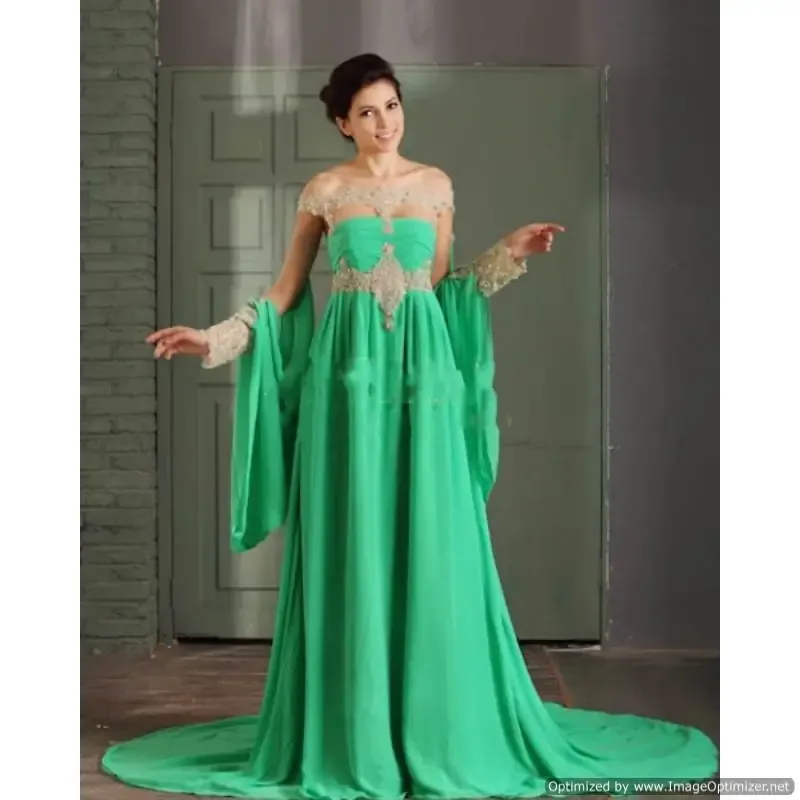 Picture of Radhe Designer Multicolor Georgette Kaftan Dress for Women - F10608