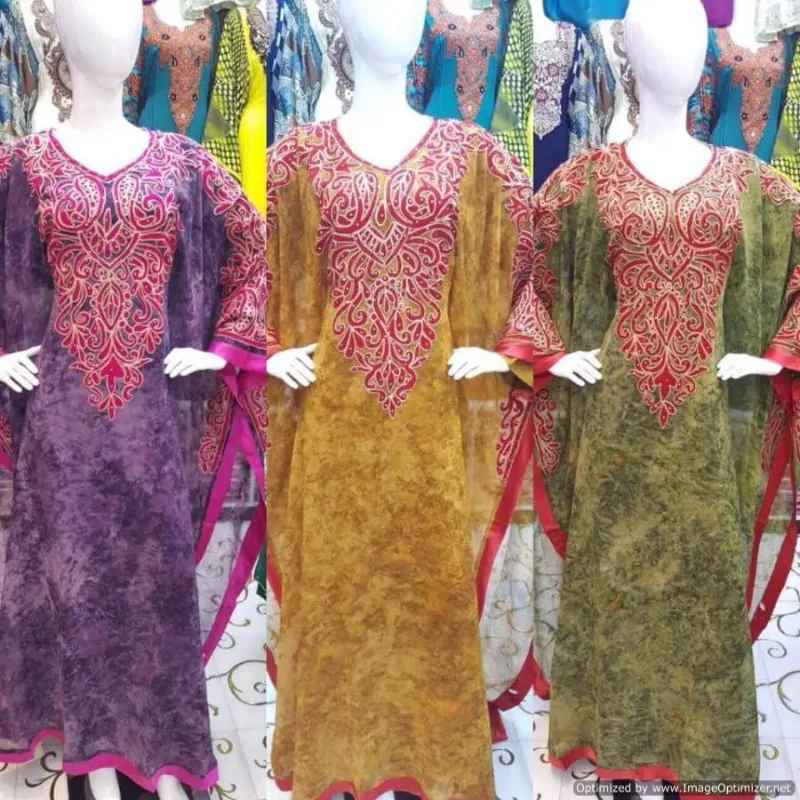 Picture of Radhe Designer Multicolor Georgette Kaftan Dress for Women - F2113