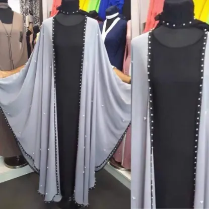 Picture of hot polyester abaya whole custom abaya dress ,f2259