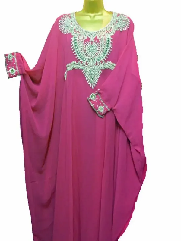 Picture of Radhe Designer Black Georgette Kaftan Dress for Women - F10646