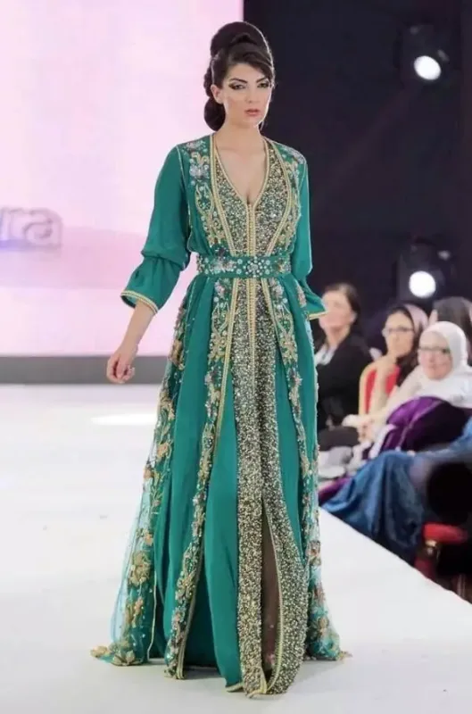 Picture of Radhe Designer Multicolor Georgette Kaftan Dress for Women - F10195