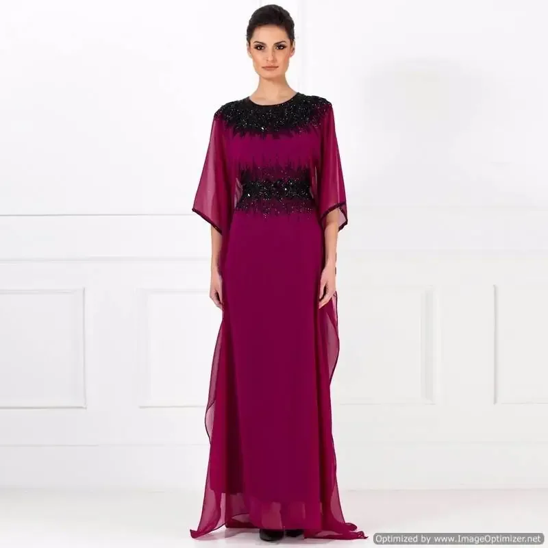 Picture of Radhe Designer Multicolor Georgette Kaftan Dress for Women - F10637