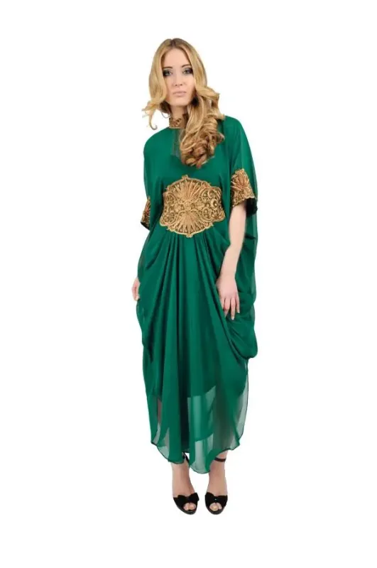 Picture of Radhe Designer Multicolor Georgette Kaftan Dress for Women - F10647