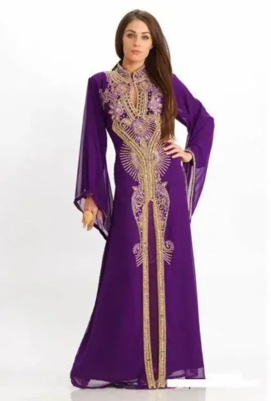 Picture of Radhe Designer Black Georgette Kaftan Dress for Women - F9328