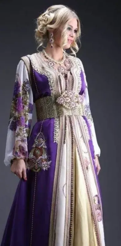 Picture of Radhe Designer Multicolor Georgette Kaftan Dress for Women - F6225