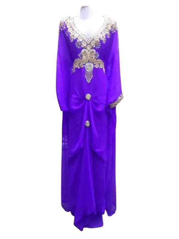 Picture of Radhe Designer Multicolor Georgette Kaftan Dress for Women - F3831