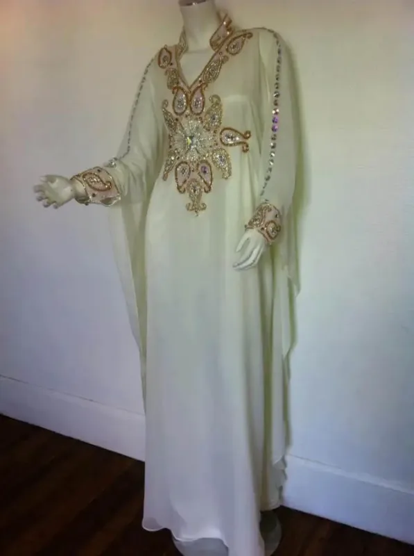 Picture of Radhe Designer Multicolor Georgette Kaftan Dress for Women - F7815