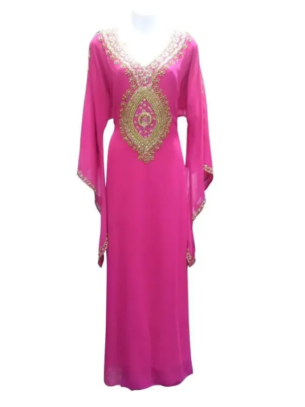 Picture of Radhe Designer Black Georgette Kaftan Dress for Women - F3830
