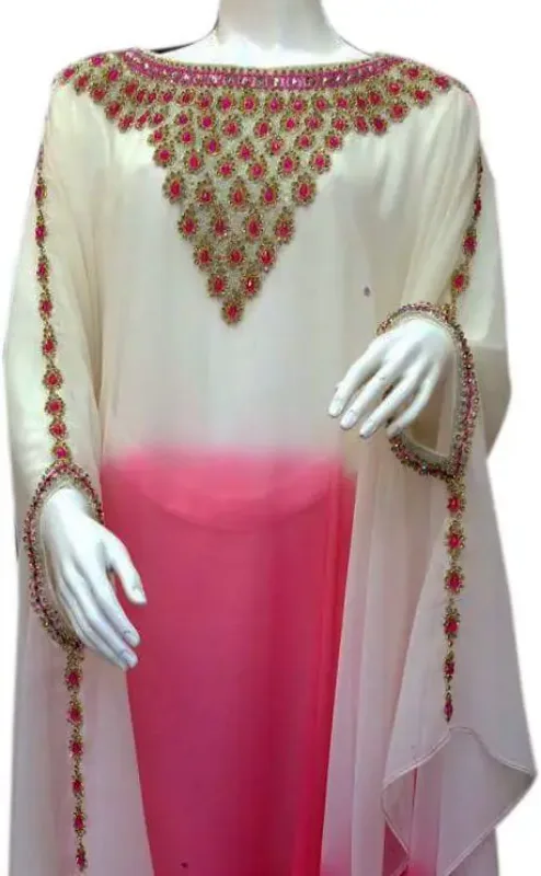 Picture of Radhe Designer Purple Georgette Kaftan Dress for Women - F2211