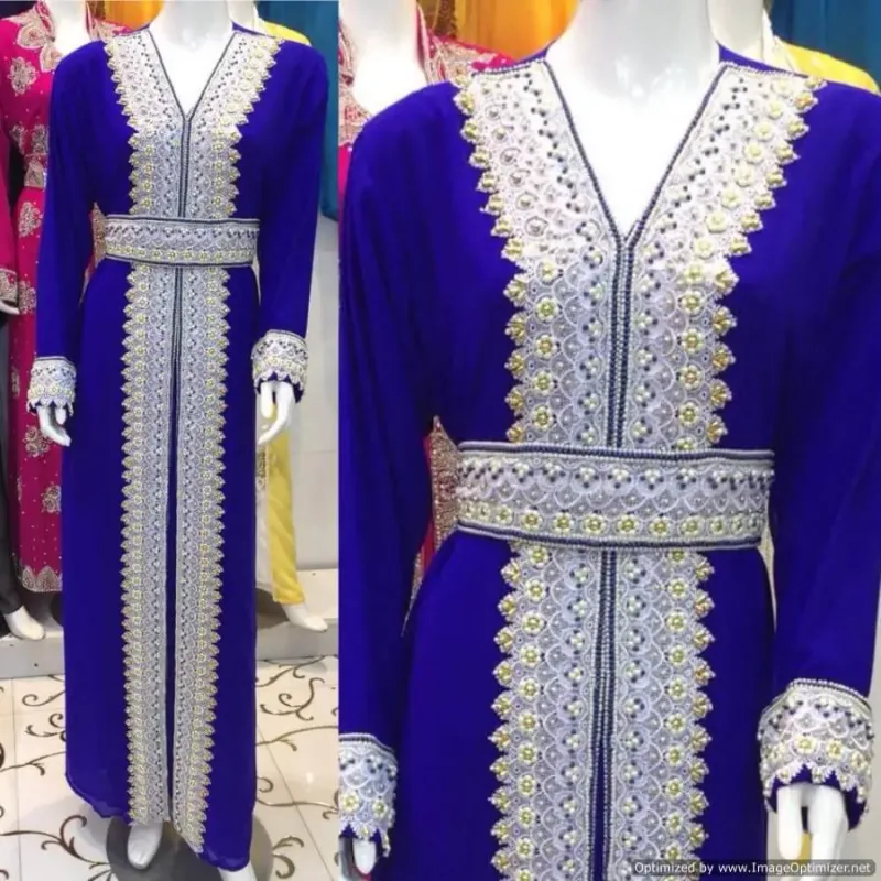 Picture of Radhe Designer Pink Cotton Kaftan Dress for Women - F2208