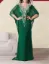 Picture of White Georgette Kaftan Dress for Women - Look 8266