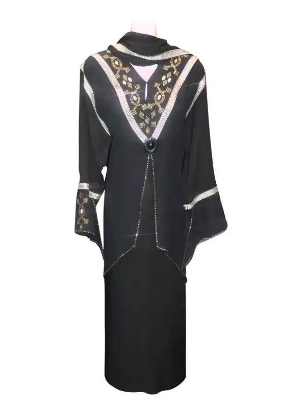 Picture of Multi Color Georgette Kaftan Dress for Women - Look 8269