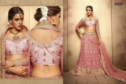 Picture of bridal lehenga jacket style,lehenga choli online shopp,
