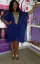 Picture of Purple Georgette Kaftan Dress for Women - Look 8297