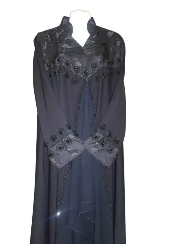 Picture of Radhe Designer Multicolor Silk Kaftan Dress for Women - F3992