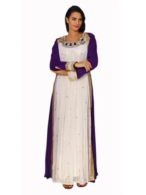 Picture of Radhe Designer Multicolor Georgette Kaftan Dress for Women - F5757