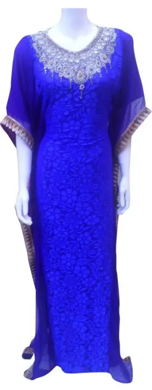 Picture of Radhe Designer Black Georgette Kaftan Dress for Women - F4703
