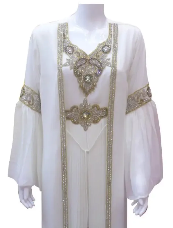 Picture of Radhe Designer Purple Georgette Kaftan Dress for Women - F4707