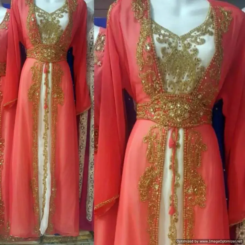 Picture of Radhe Designer Multicolor Georgette Kaftan Dress for Women - F2504
