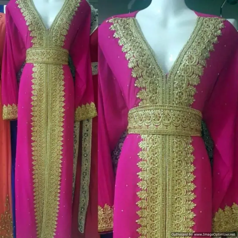 Picture of Radhe Designer Multicolor Georgette Kaftan Dress for Women - F2507