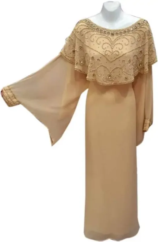 Picture of Radhe Designer Multicolor Georgette Kaftan Dress for Women - F2511
