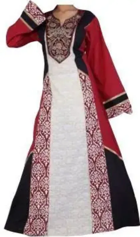 Picture of Radhe Designer Multicolor Georgette Kaftan Dress for Women - F10041