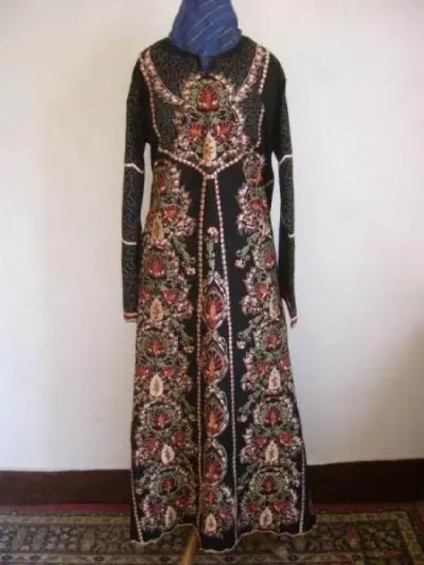 Picture of Radhe Designer Black Georgette Kaftan Dress for Women - F5753