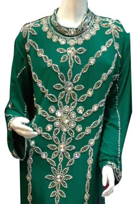 Picture of Radhe Designer Multicolor Georgette Kaftan Dress for Women - F6234