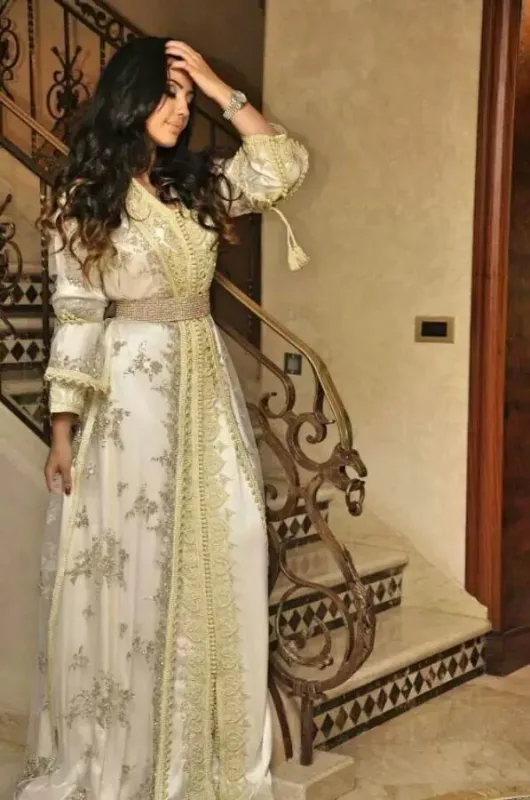 Picture of Radhe Designer Multicolor Georgette Kaftan Dress for Women - F6235