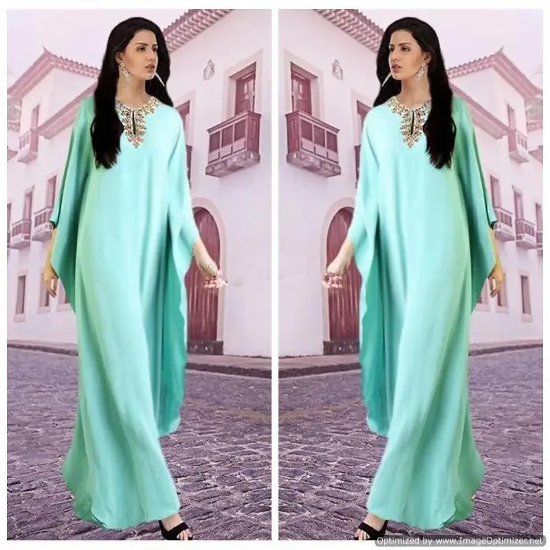 Picture of Radhe Designer Multicolor Georgette Kaftan Dress for Women - F5724