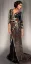 Picture of White Georgette Kaftan Dress for Women - Look 8401