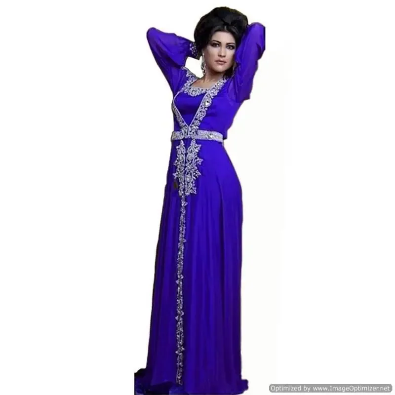 Picture of Radhe Designer Multicolor Georgette Kaftan Dress for Women - F5731