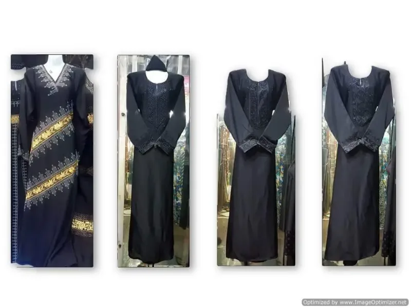 Picture of Blue Georgette Kaftan Dress for Women - Look 8418