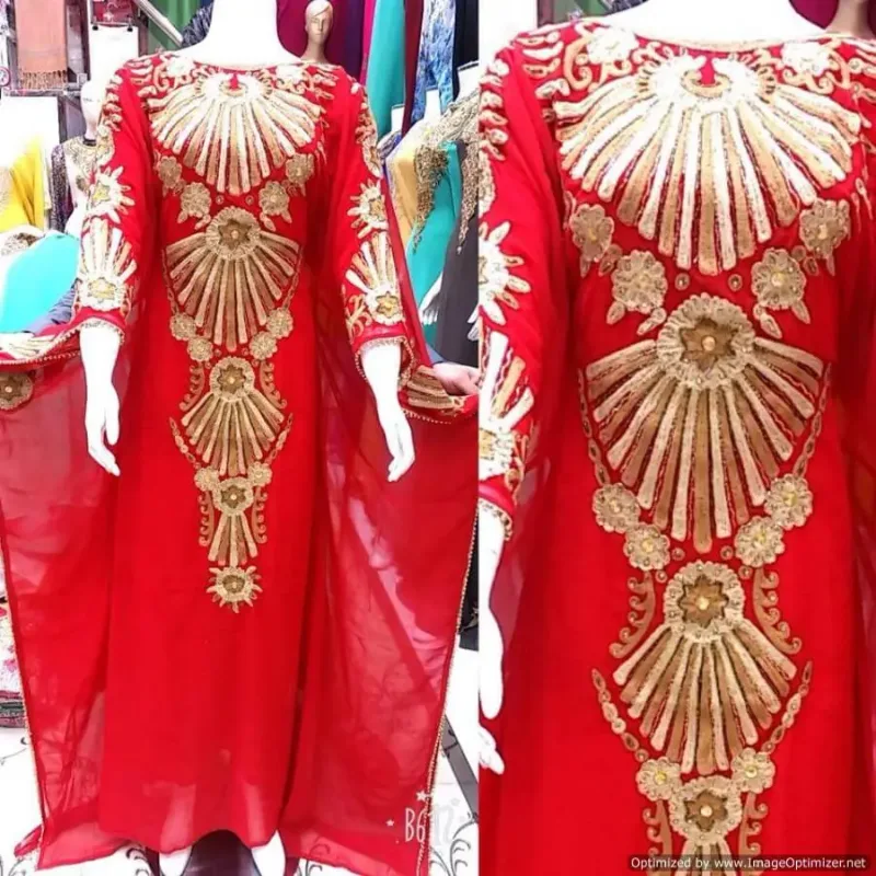 Picture of Radhe Designer Black Georgette Kaftan Dress for Women - F2992
