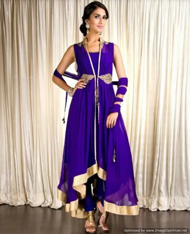 Picture of Radhe Designer Pink Cotton Kaftan Dress for Women - F5705