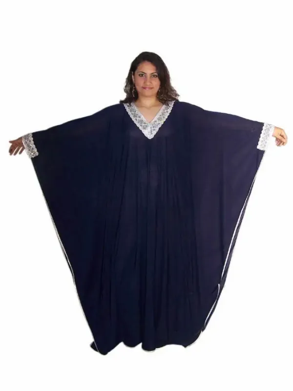 Picture of Multi Color Georgette Kaftan Dress for Women - Look 8468