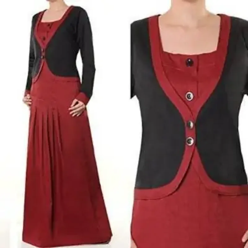 Picture of Multi Color Georgette Kaftan Dress for Women - Look 8486
