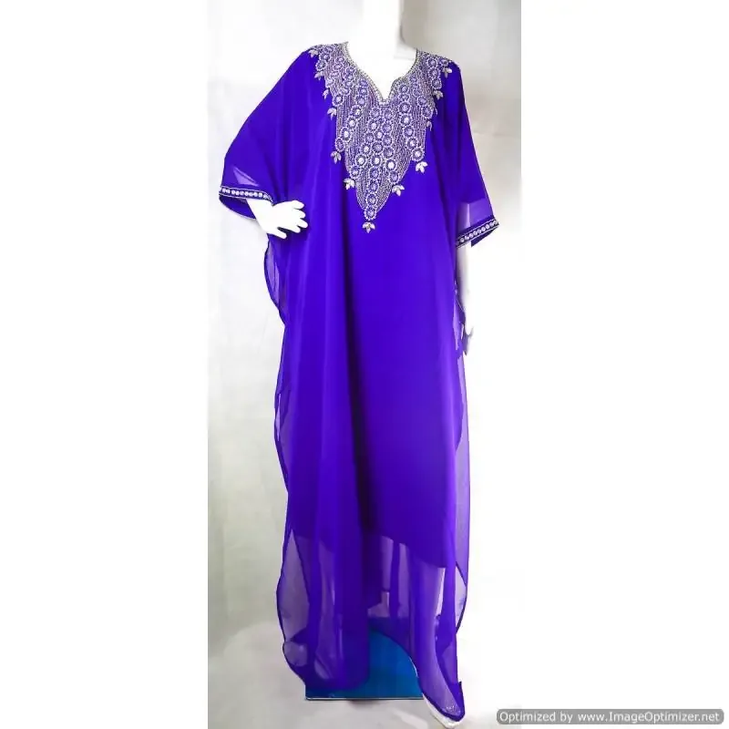 Picture of Radhe Designer Multicolor Georgette Kaftan Dress for Women - F5442