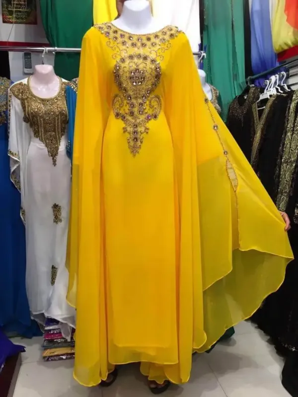 Picture of Radhe Designer Blue Georgette Kaftan Dress for Women - F5444