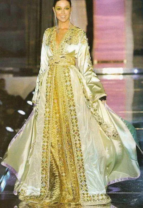 Picture of Radhe Designer Multicolor Georgette Kaftan Dress for Women - F5439