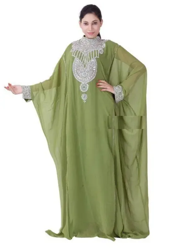 Picture of Radhe Designer Multicolor Georgette Kaftan Dress for Women - F5443