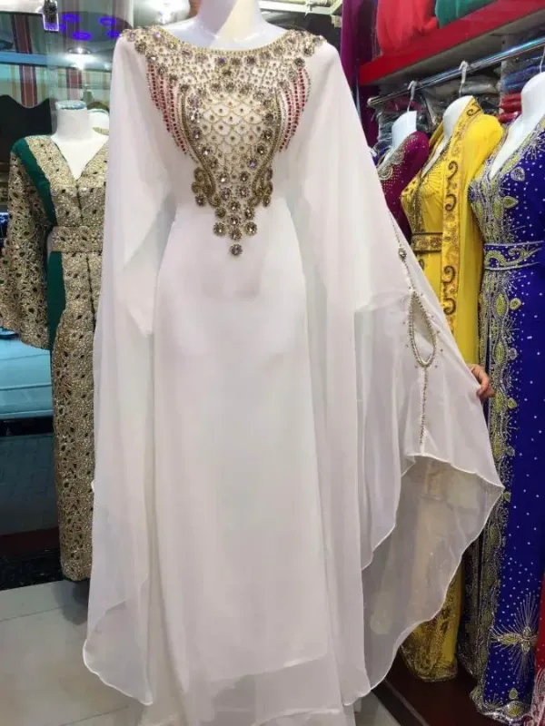 Picture of Radhe Designer Multicolor Georgette Kaftan Dress for Women - F5455