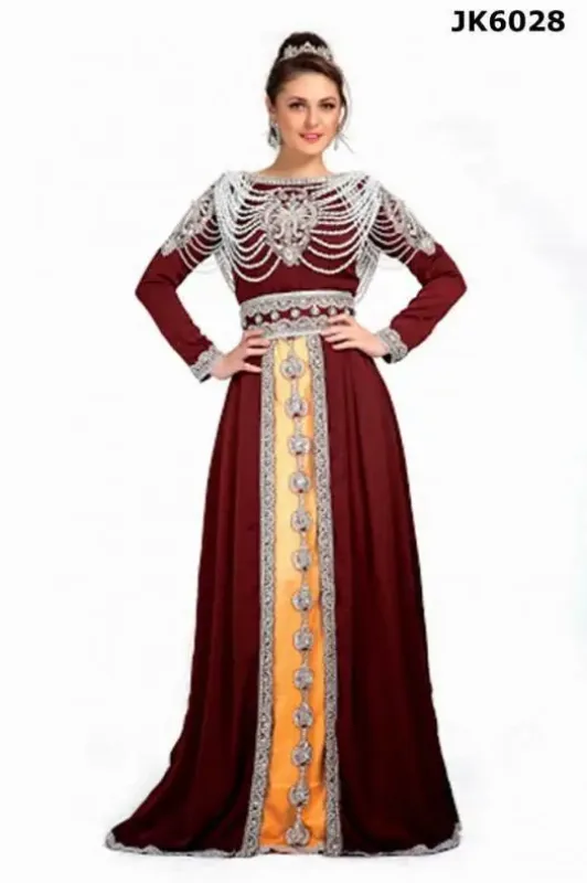 Picture of Radhe Designer Multicolor Georgette Kaftan Dress for Women - F5458